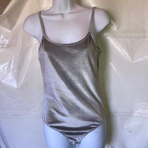 Forever 21 Velour Bodysuit NWT